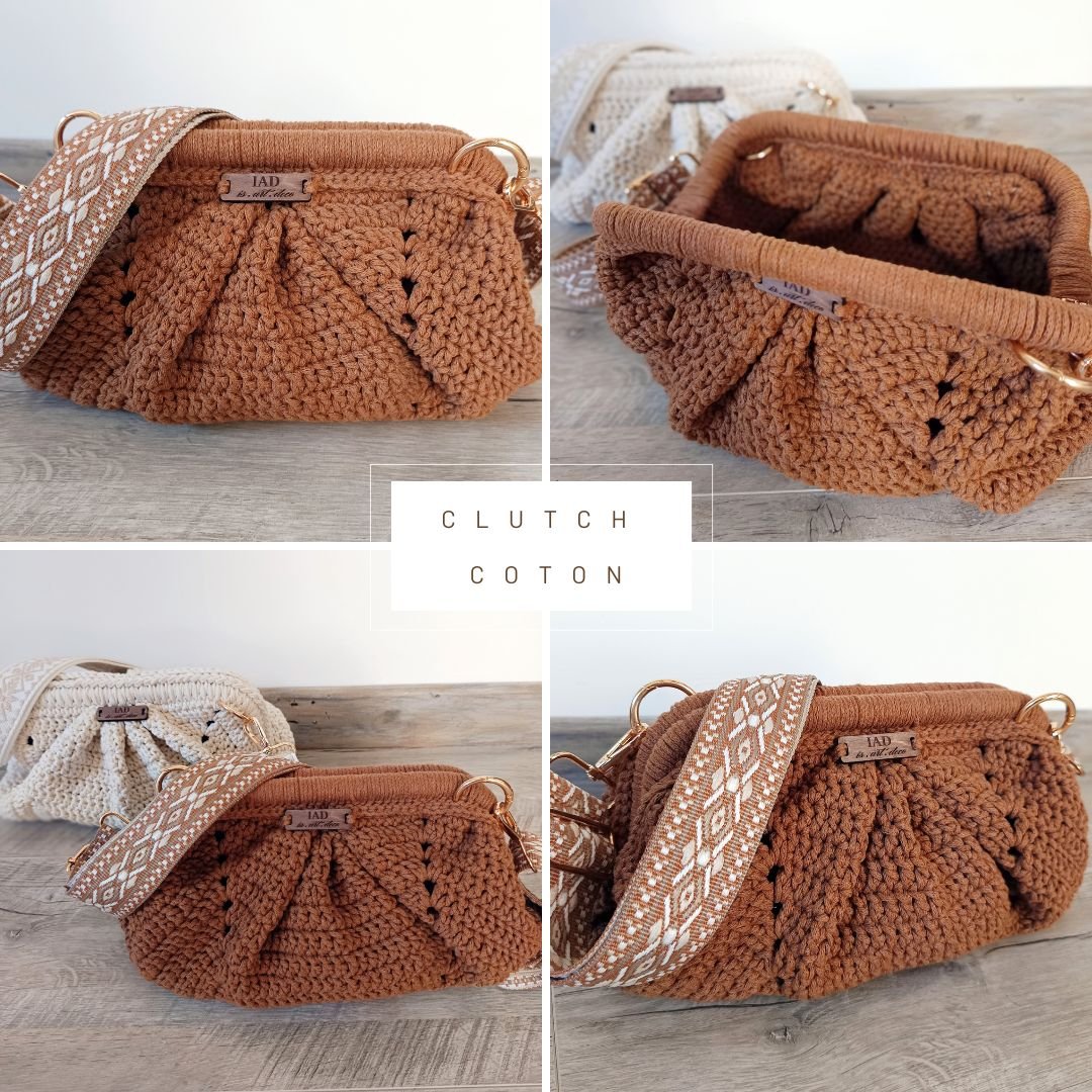 sac clutch crochet