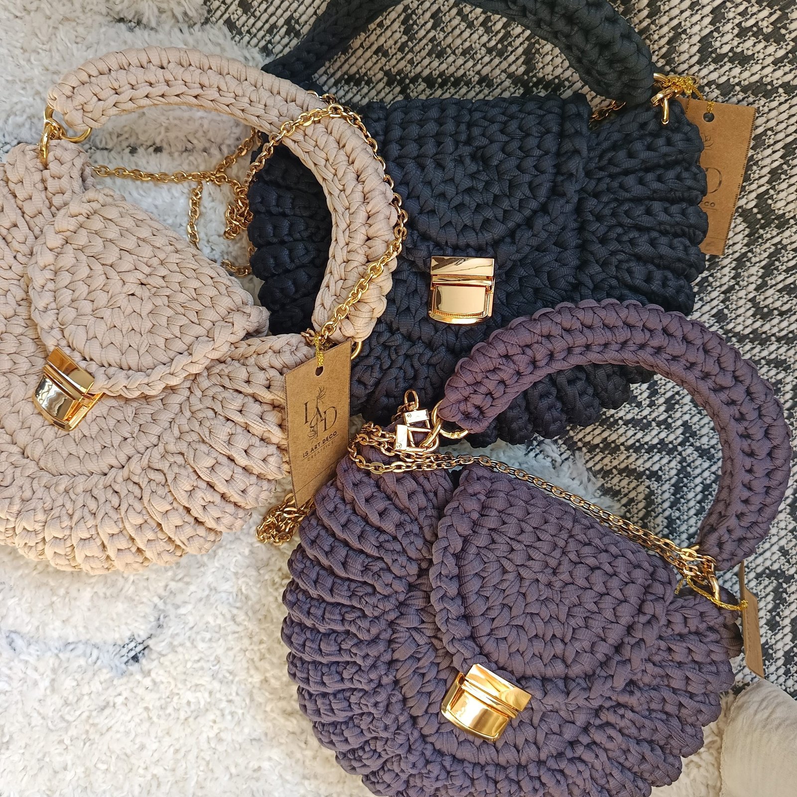 sac crochet artisanal